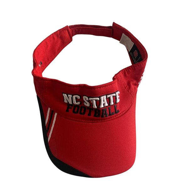 Adidas NC State Wolfpack Adjustable Climalite Embroidered Football NCAA Visor - Picture 1 of 16